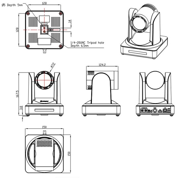 PTZ ������ Minrray UV510A-10-ST
