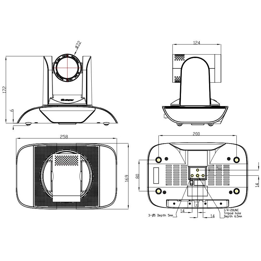 PTZ ������ Minrray UV950A-12-NDI