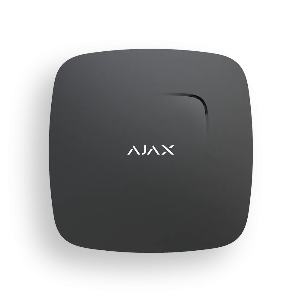 ����������� ������ ���� � ��������� ����������� � ������� ���� AJAX FireProtect Plus (black)