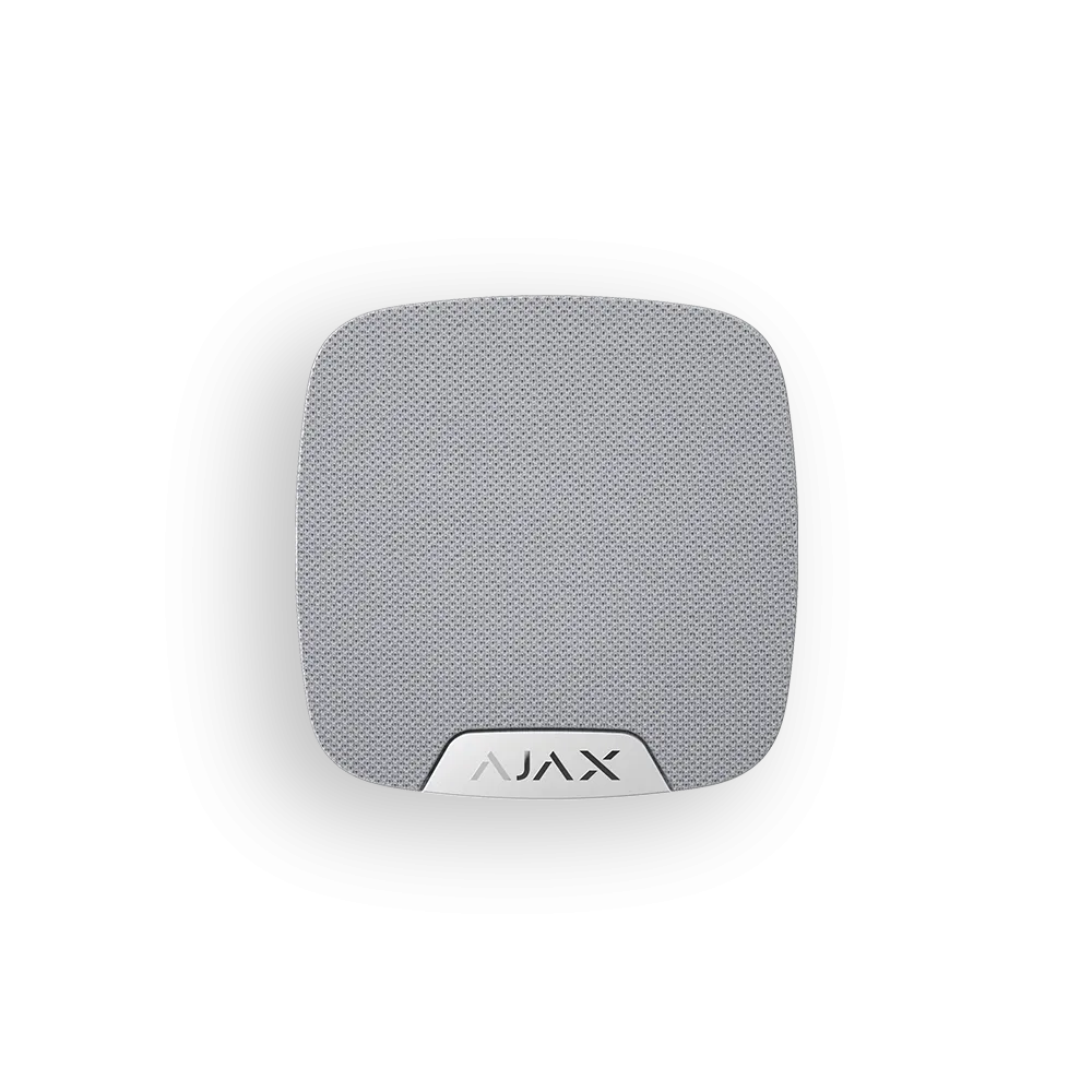 ���������� ������� ������ AJAX HomeSiren (white)