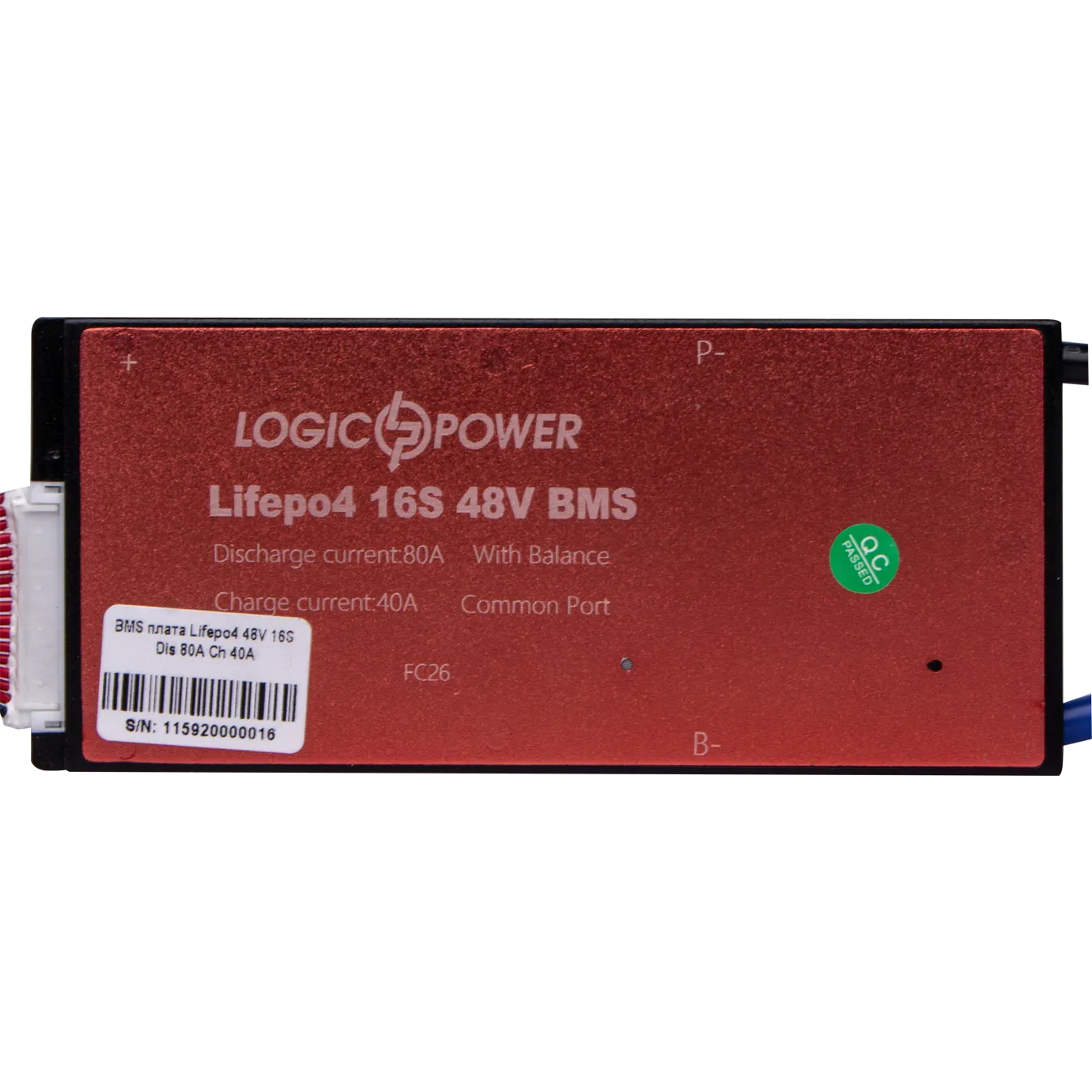 BMS ����� LiFePO4 48V 16S Dis 80A Ch 40A