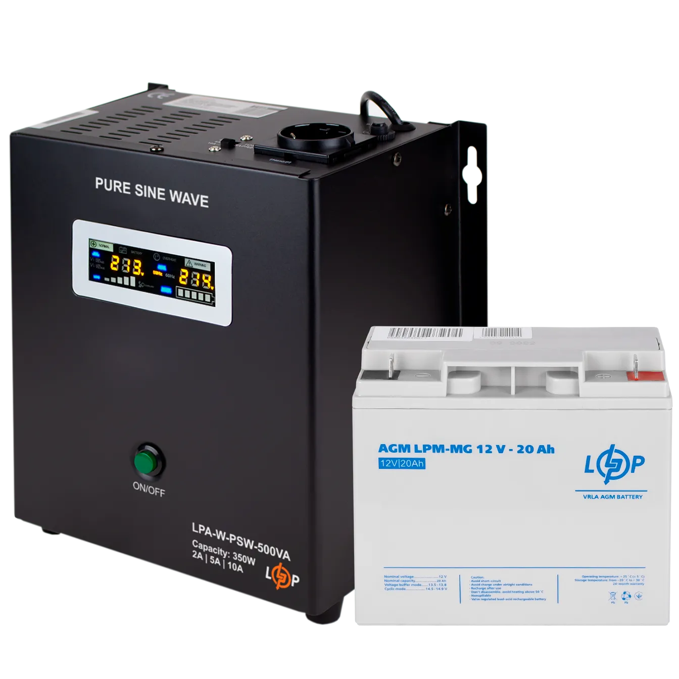 �������� ���������� �������� ��� ����� LP (LogicPower) ��� + ������������ ������� (UPS A500VA + ��� MG 270W)