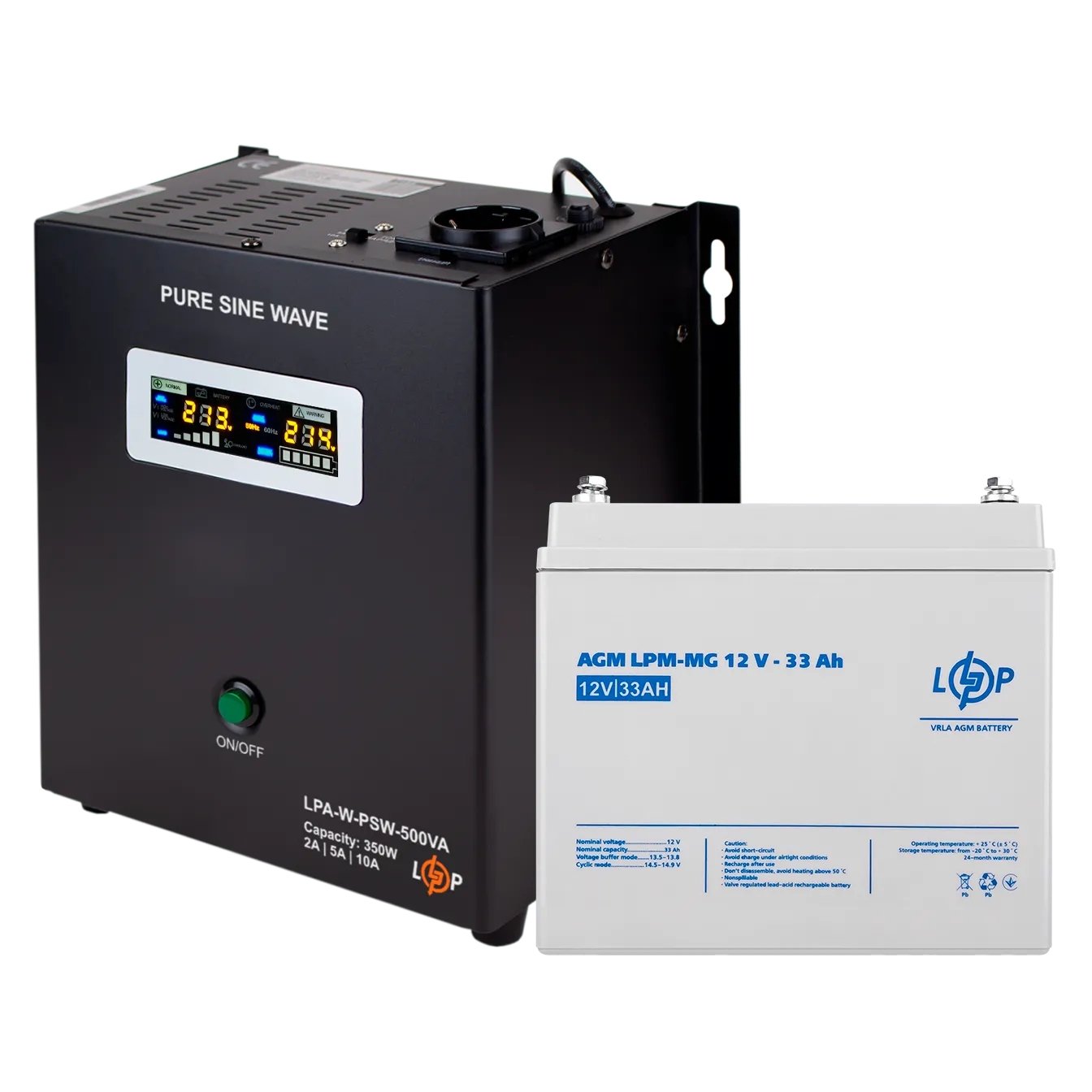 �������� ���������� �������� ��� ����� LP (LogicPower) ��� + ������������ ������� (UPS A500VA + ��� MG 420W)