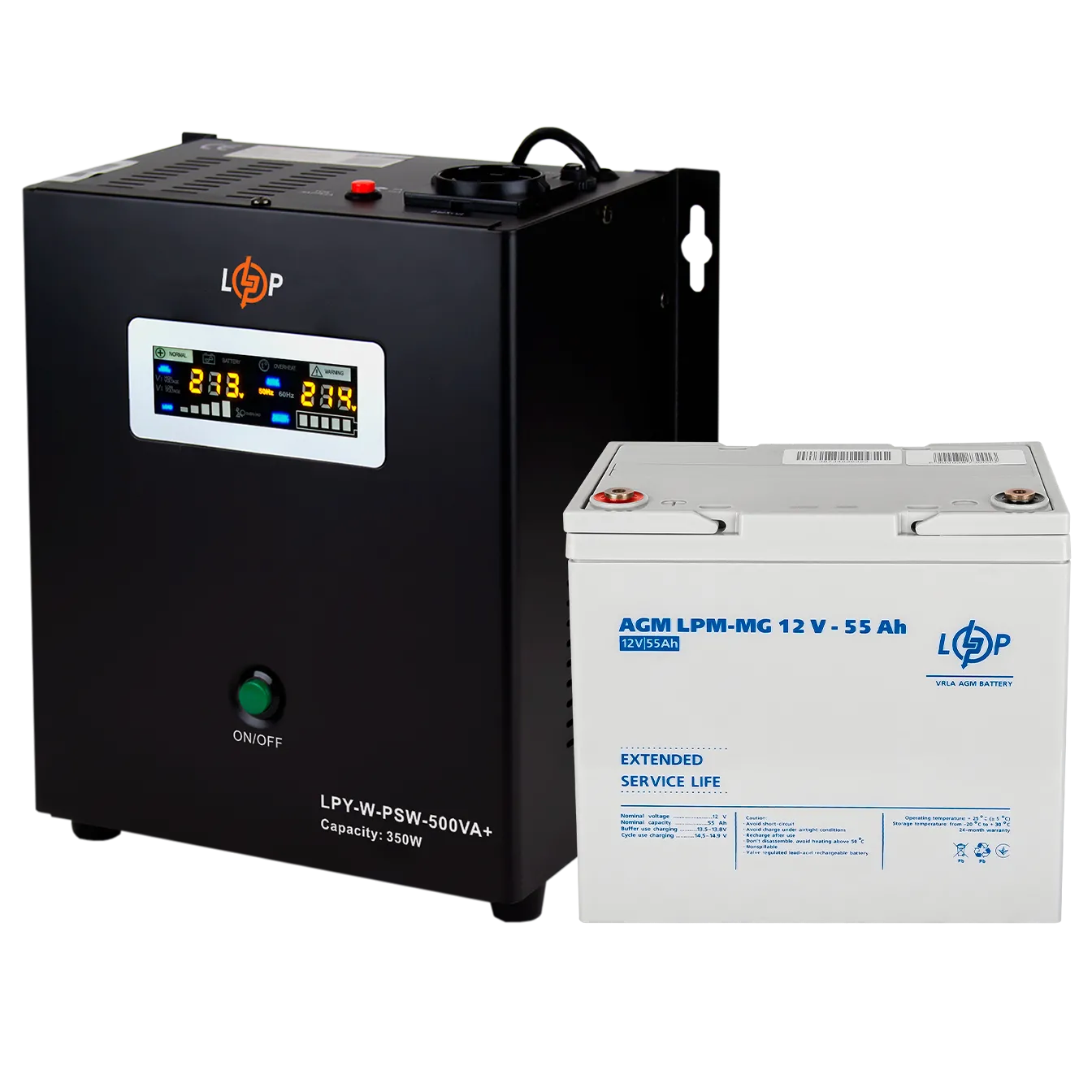 �������� ���������� �������� ��� ����� LP (LogicPower) ��� + ������������ ������� (UPS W500 + ��� MG 720W)