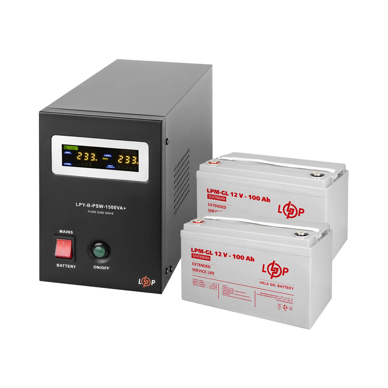 �������� ���������� �������� LP (LogicPower) ��� + ������ ������� (UPS B1500 + ��� GL 2800W)