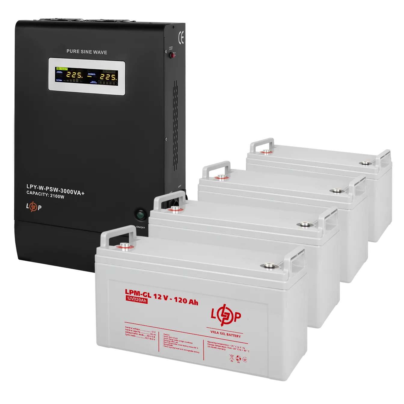 �������� ���������� �������� LP (LogicPower) ��� + ������ ������� (UPS W3000 + ��� GL 6600W)