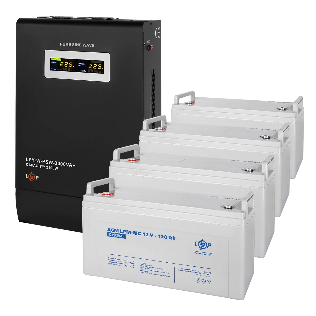 �������� ���������� �������� LP (LogicPower) ��� + ������������ ������� (UPS W3000 + ��� MG 6600W)