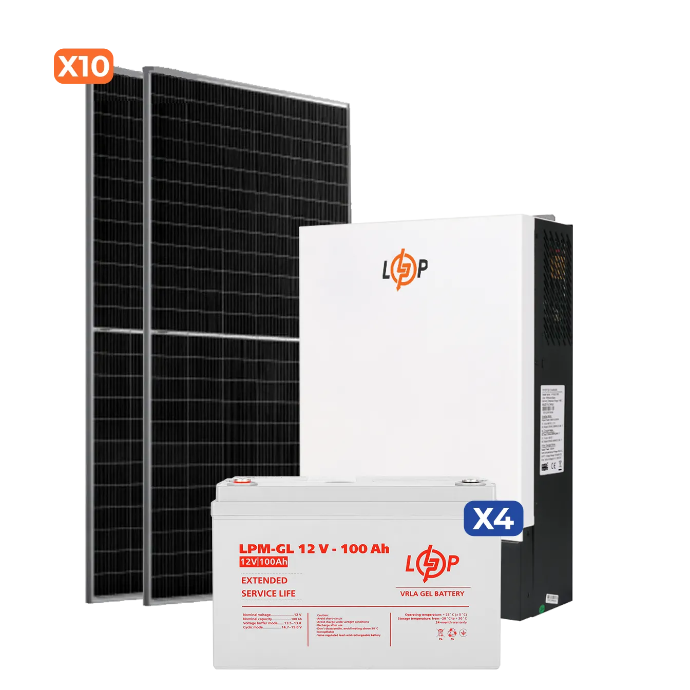 ������� �������������� (���) 5kW ��� 4.8kWh (����) 100 Ah ��������