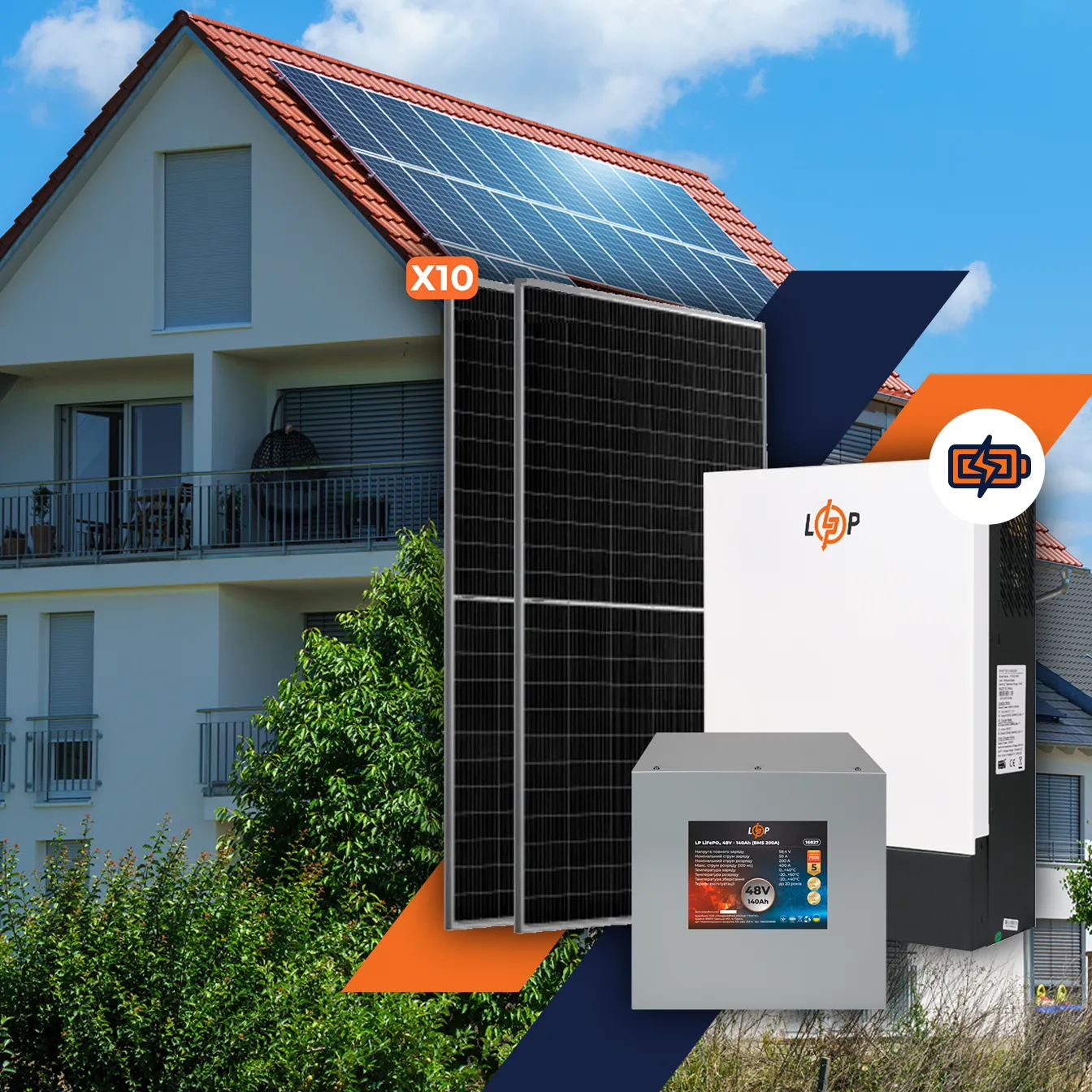 ������� �������������� (���) 5kW ��� 6.7kWh (���) 140 Ah ������