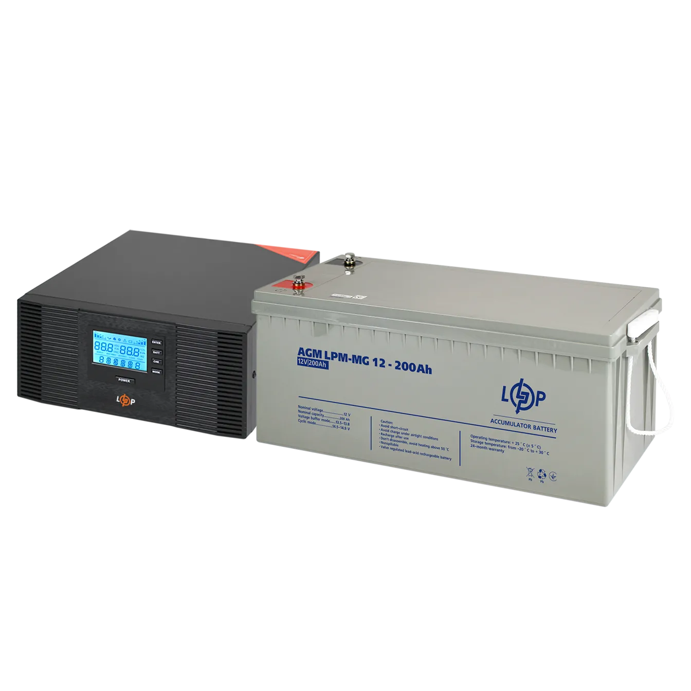 �������� ���������� �������� LP (LogicPower) ��� + ������������ ������� (UPS B1500 + ��� MG 2400W)