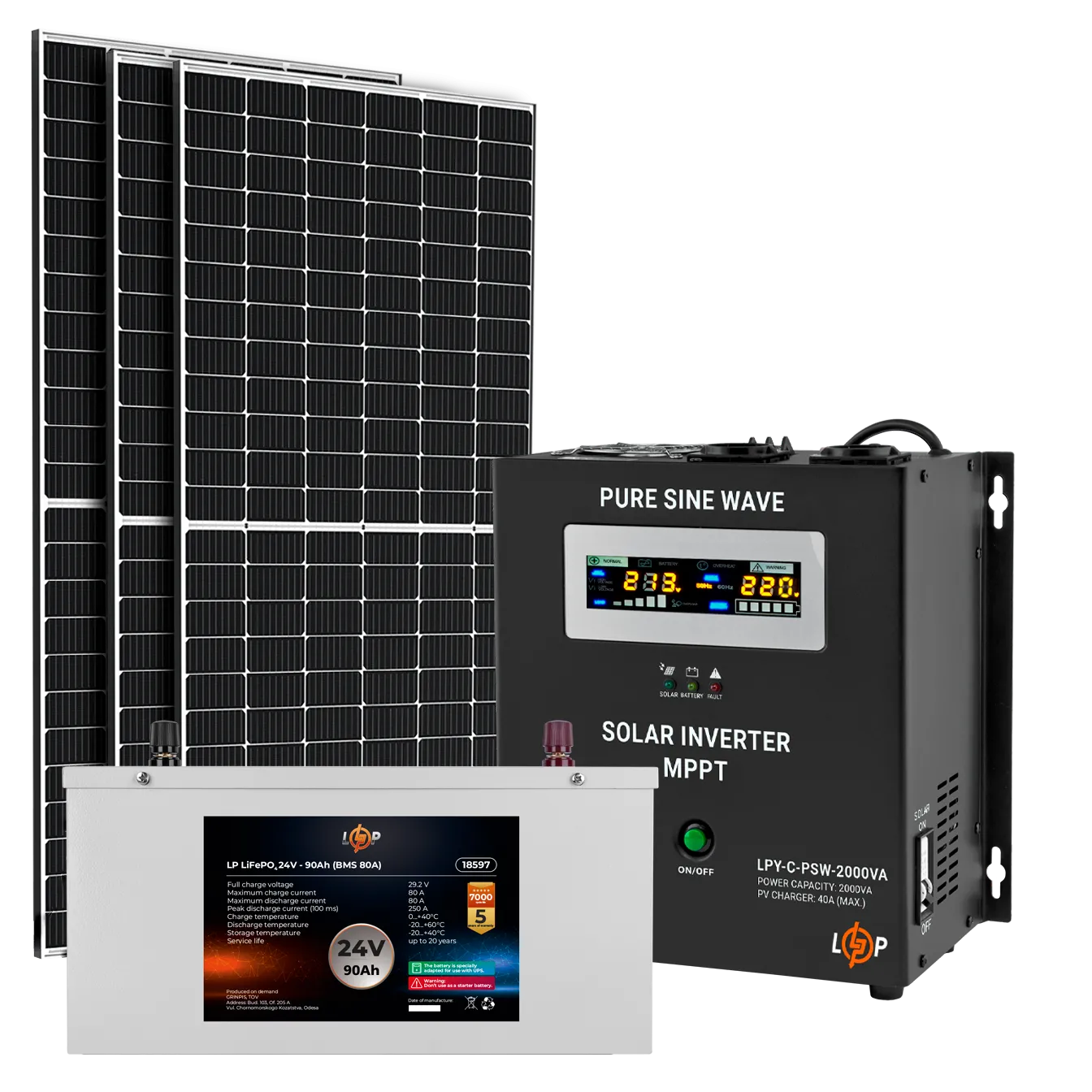 ������� �������������� (���) 1.5kW ��� 2.16kWh (���) 90 Ah ������