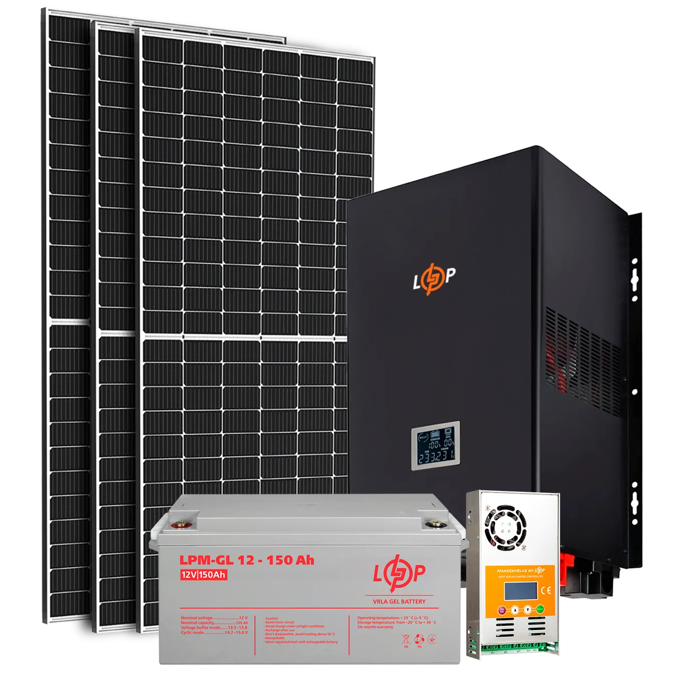 ������� �������������� (���) �������� (��� �������������) 2.5kW ��� 3.6kWh Gel 150 Ah