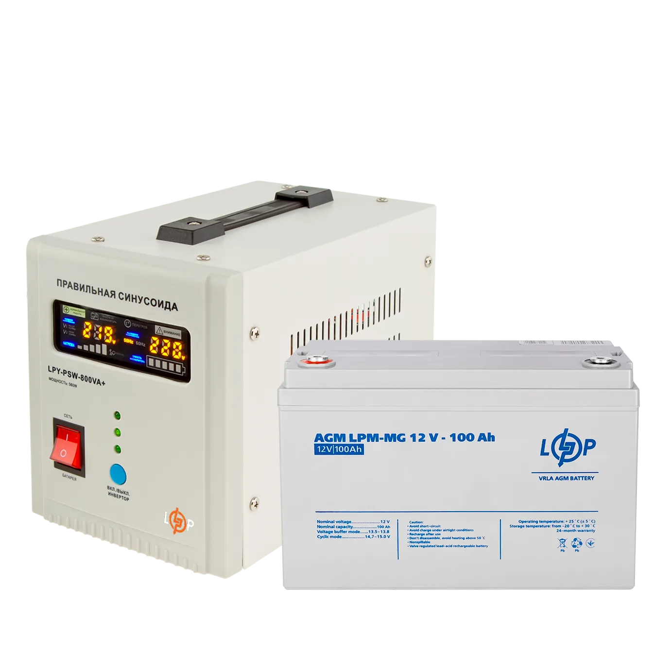 �������� ���������� �������� LP (LogicPower) ��� + ������������ ������� (UPS 800 + ��� MG 1280W)