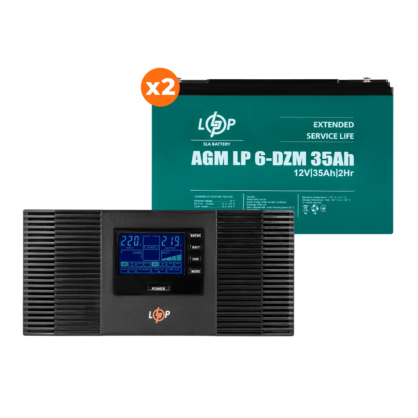 �������� ���������� �������� LP (LogicPower) ��� + DZM ������� (UPS B1500 + ��� DZM 910W)