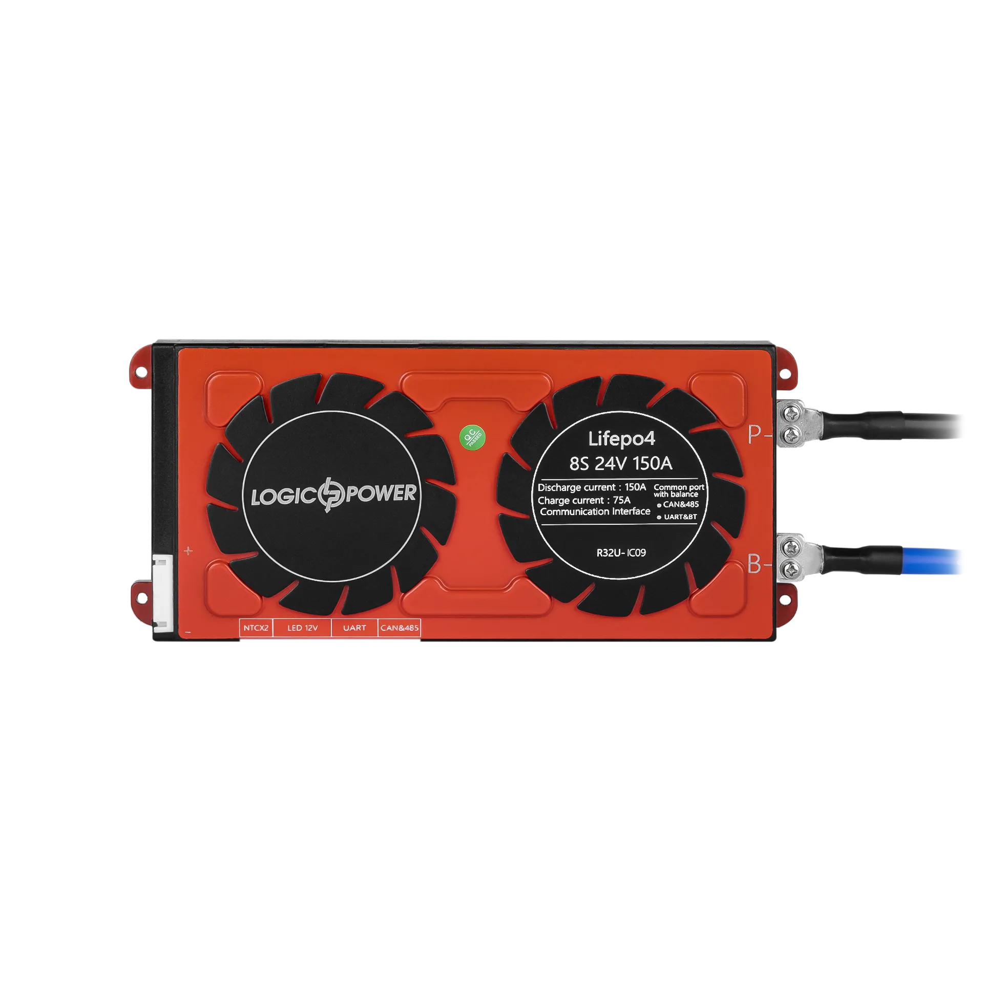 Smart BMS ����� LiFePO4 24V 8S 150A (Dis 150A Ch 75A) + UART/RS485/CAN