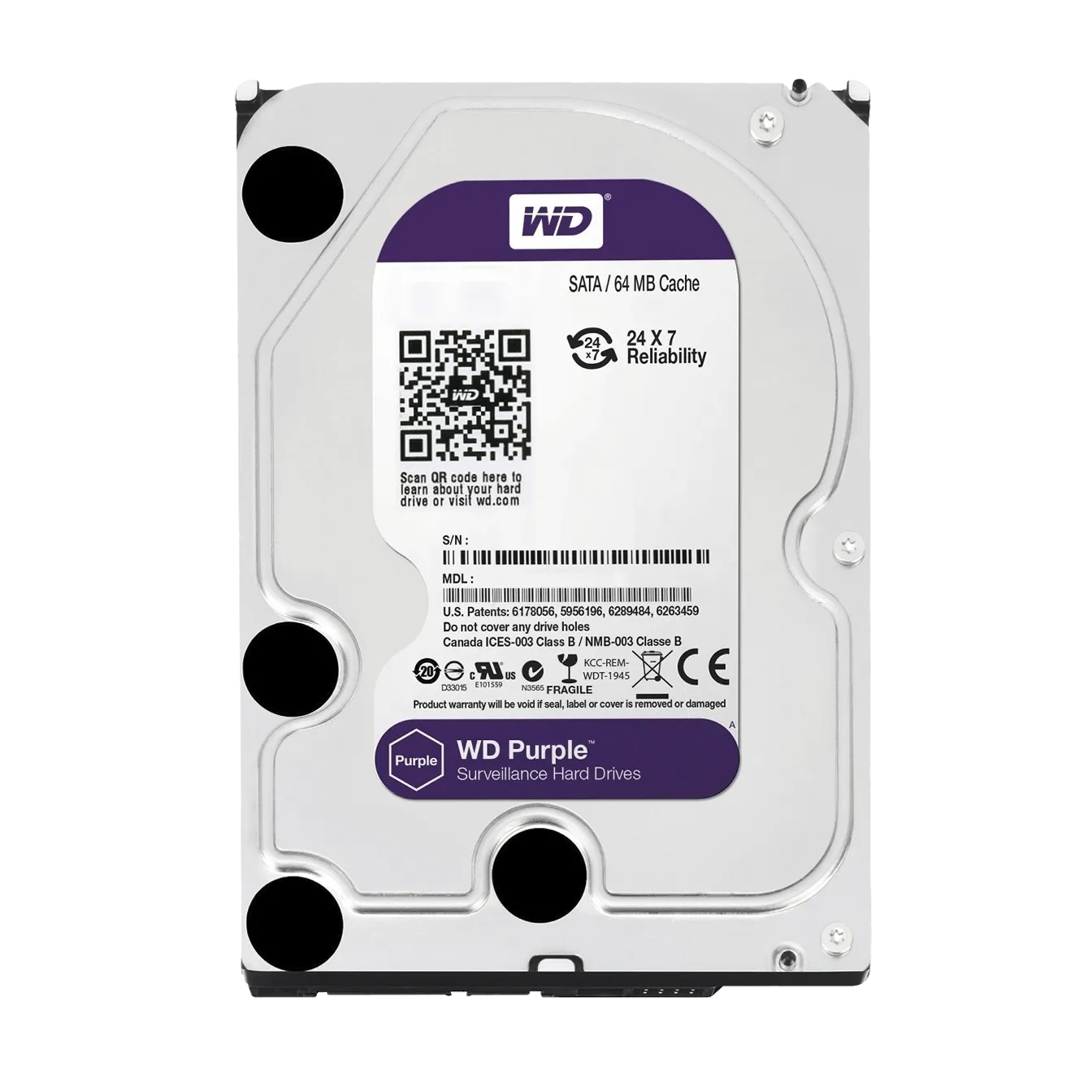 �������� ���� Western Digital 2TB Purple (WD20PURX)