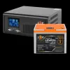 Комплект резервного живлення LP (LogicPower) ДБЖ + літієва (LiFePO4) батарея (UPS B430+ АКБ LiFePO4 1280W)