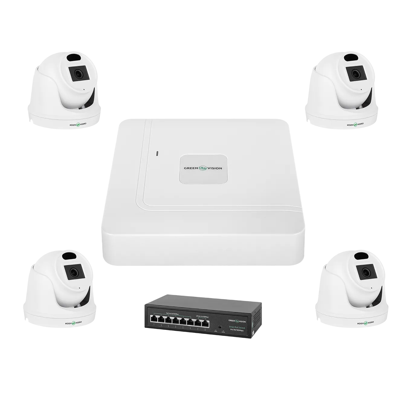 �������� ����������������� �� 4 ������ GV-IP-K-W70/04 3MP