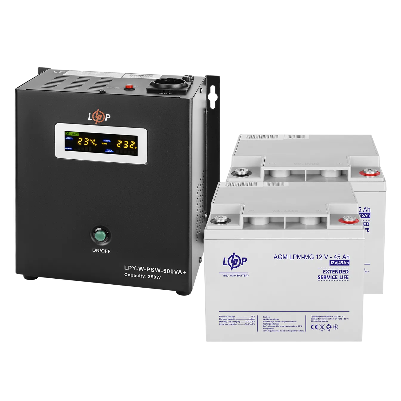 �������� ���������� �������� LP LogicPower W500 + ������������ ������� 1080 ���� (UPS W500+ ��� MG 1080W)