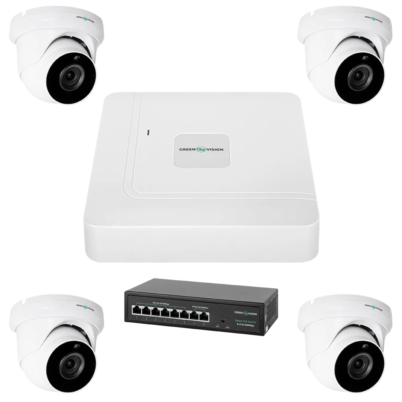 �������� ����������������� �� 4 ������ GV-IP-K-W74/04 5MP