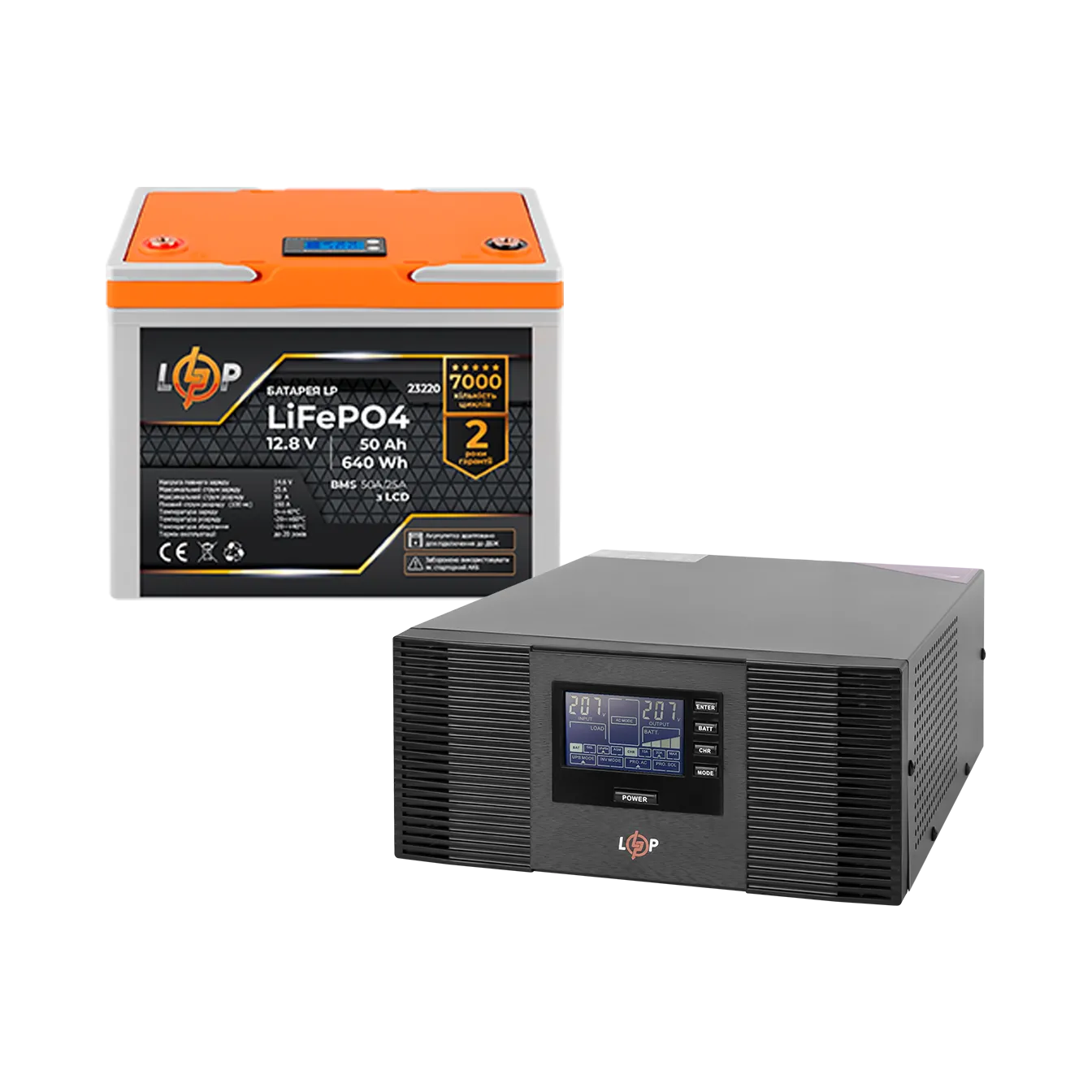 �������� ���������� �������� LogicPower B1500 + ���� (LiFePO4) ������� 640Wh