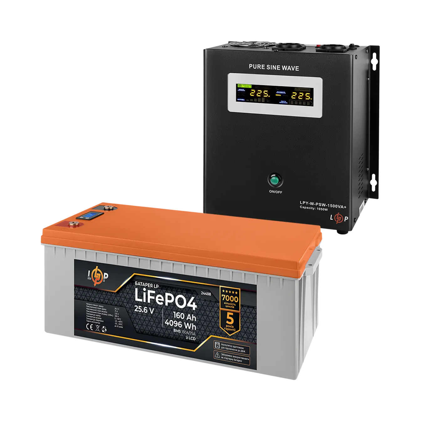 �������� ���������� �������� LogicPower W1500 + ���� (LiFePO4) ������� 4096Wh