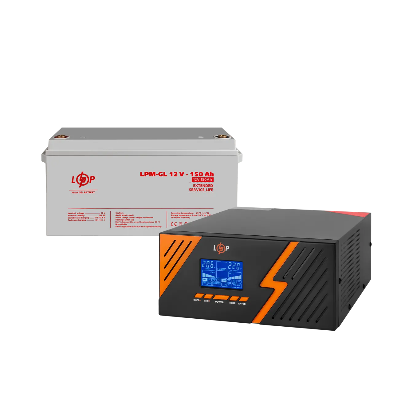 �������� ���������� �������� ��� + ������ ������� (UPS B1500 + ��� GL 1800Wh)