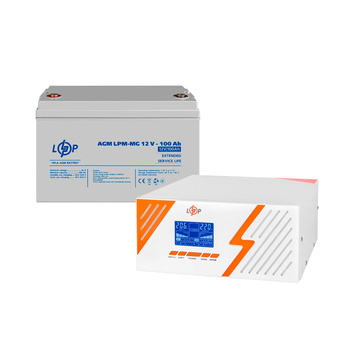 �������� ���������� �������� LP (LogicPower) ��� + ������������ ������� (UPS B1500 + ��� MG 1200Wh)