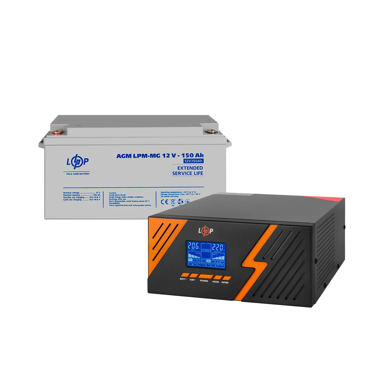 �������� ���������� �������� LP (LogicPower) ��� + ������������ ������� (UPS B1500 + ��� MG 1800Wh)