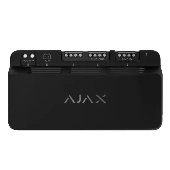 ������ ��� ����������� �������� �������� AJAX LineSupply (45 W) Fibra black