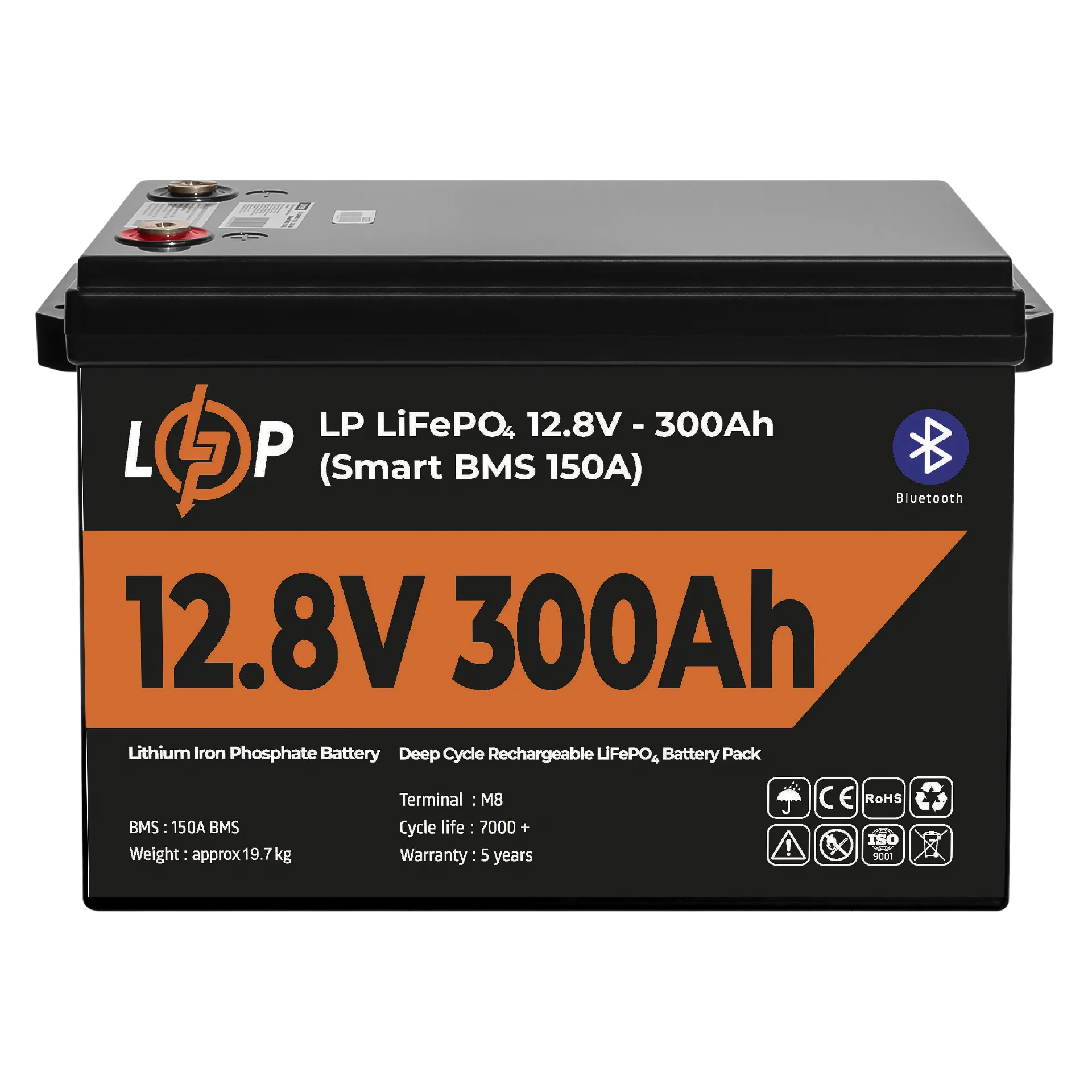 ���������� LP LiFePO4 12,8V - 300 Ah (3840Wh) (Smart BMS 200�) � BT �������