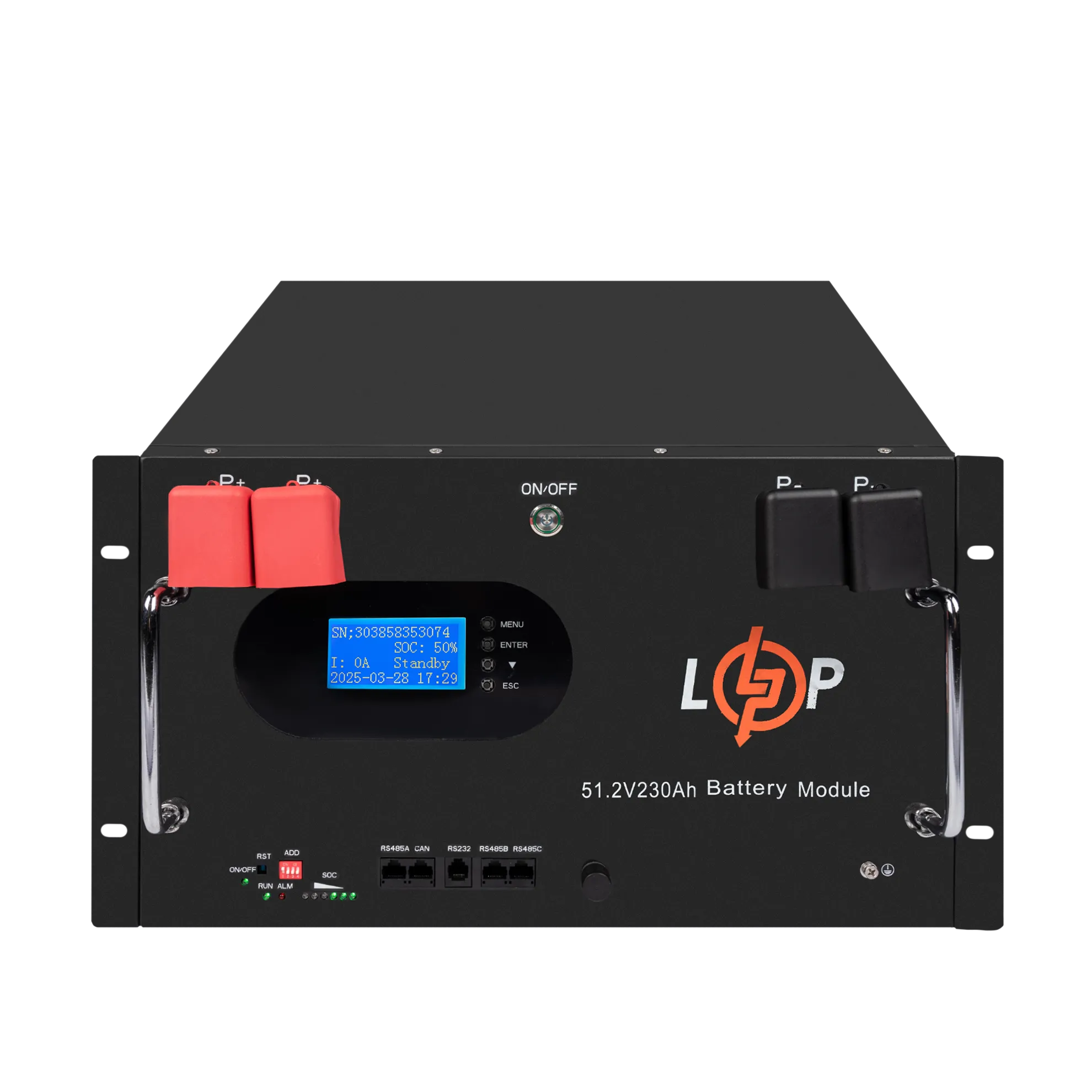 ��������� ���������� LP LiFePO4 51,2V - 230 Ah (11776Wh) (Smart BMS 200A) � LCD RM AB RS485/CAN