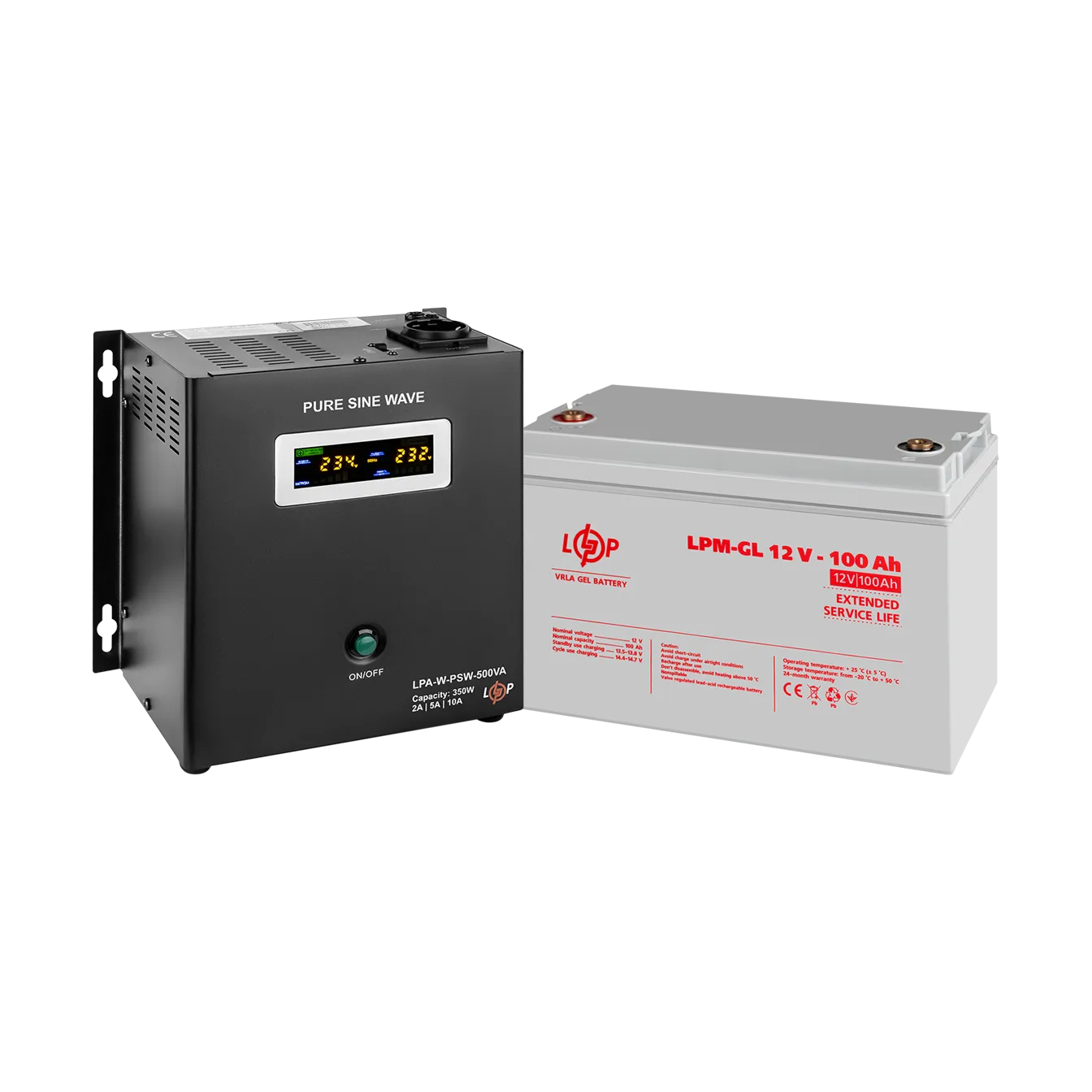 �������� ���������� �������� ��� + ������ ������� (UPS W500 + ��� GL 1200Wh)