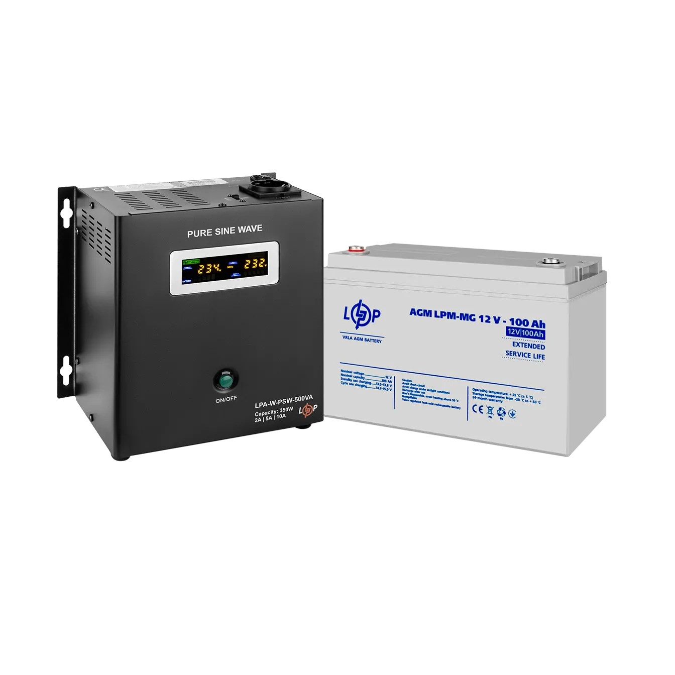 �������� ���������� �������� ��� + ������������ ������� (UPS W500 + ��� MG 1200Wh)