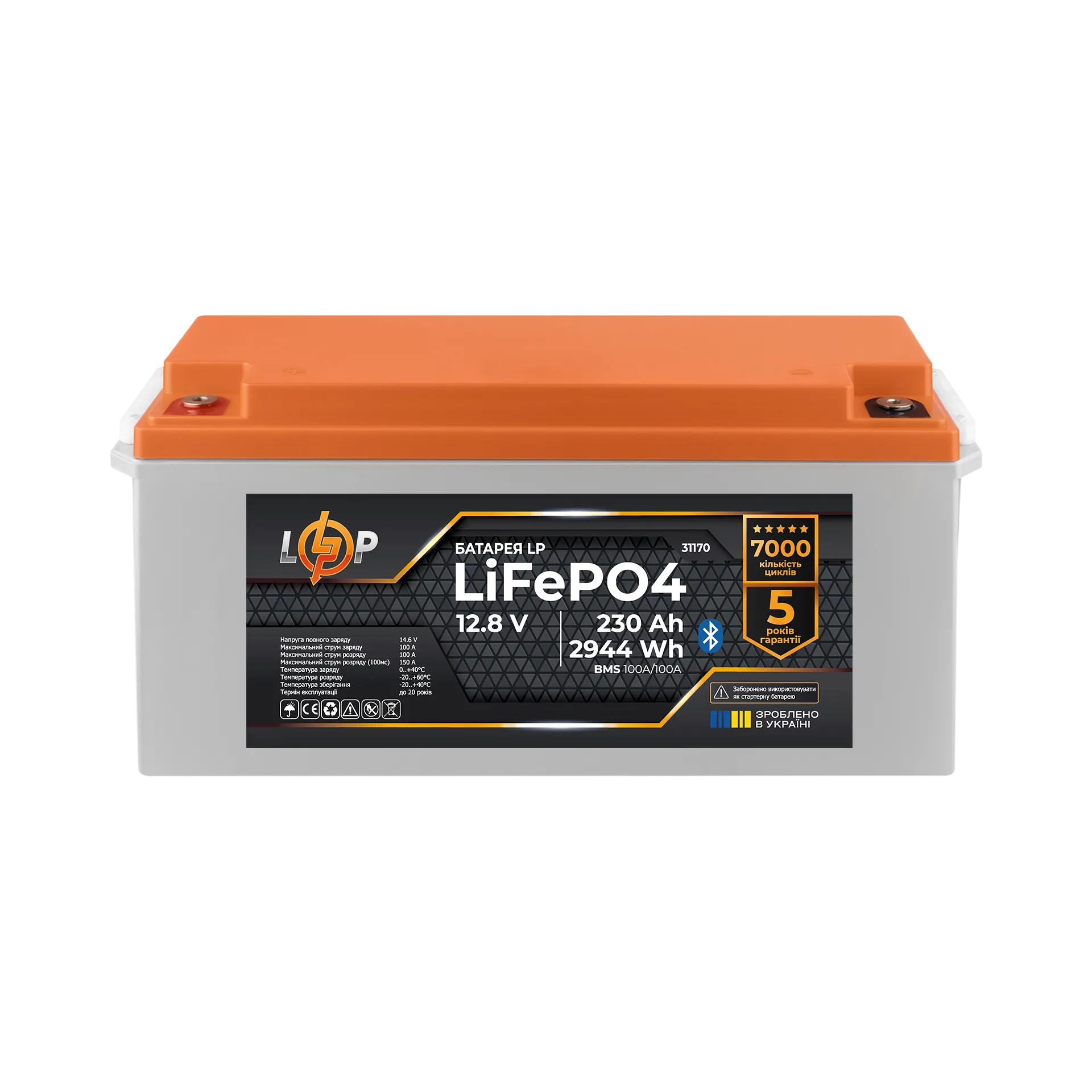 ���������� LP LiFePO4 12,8V - 230 Ah (2944Wh) (BMS 100A/100�) ������� Smart BT