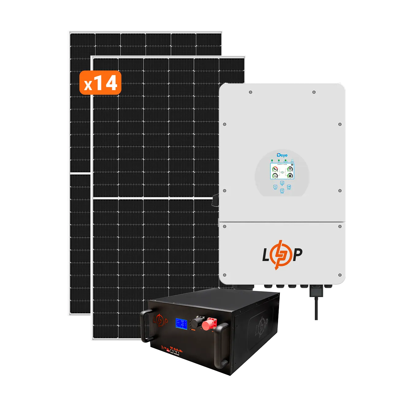 ������� �������������� (���) ������ 8kW ��� 10kWh LiFePO4 195 Ah