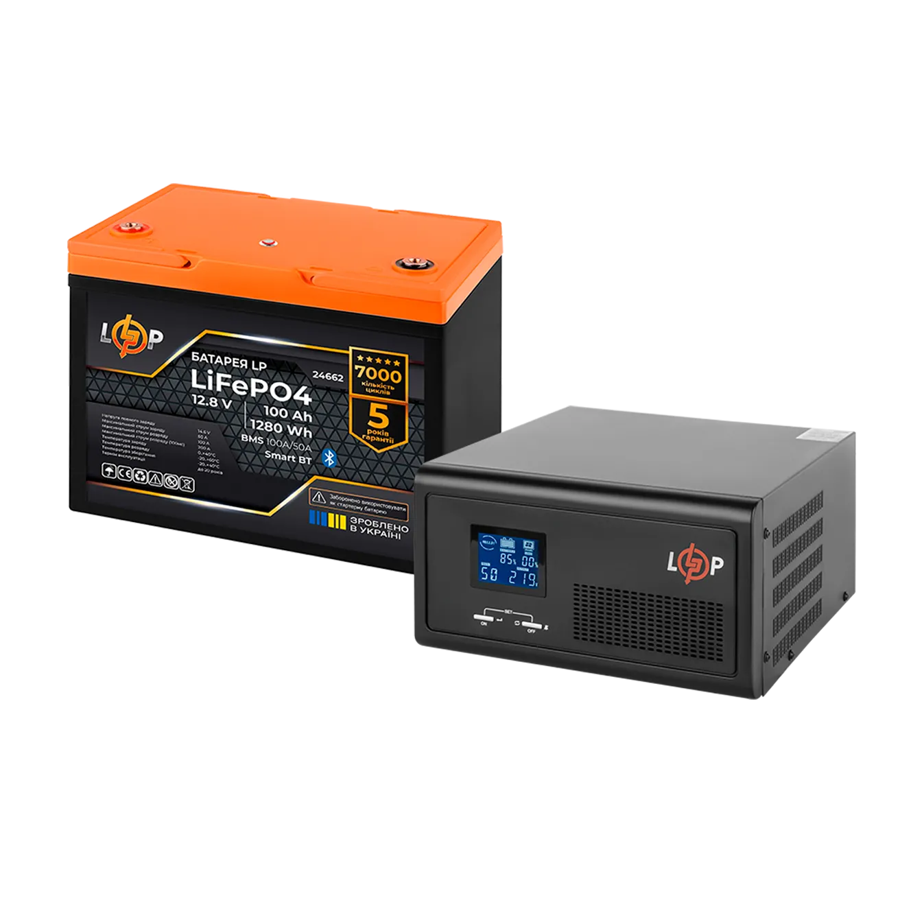 �������� ���������� �������� LogicPower B1500 + ���� (LiFePO4) ������� 1280 ����