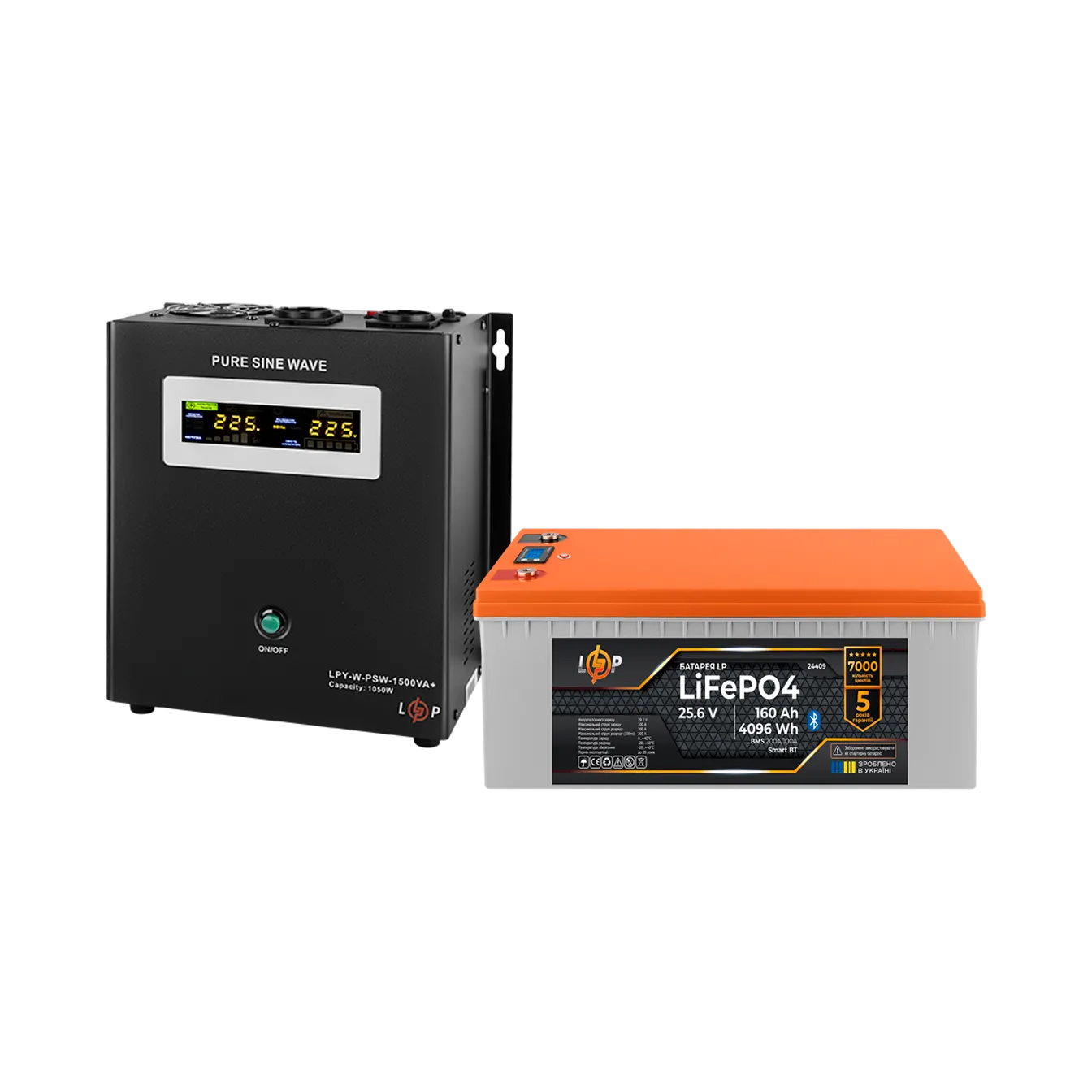 �������� ���������� �������� LP(LogicPower) ��� + ���� (LiFePO4) ������� (UPS �1500 + ��� LiFePO4 4096W)