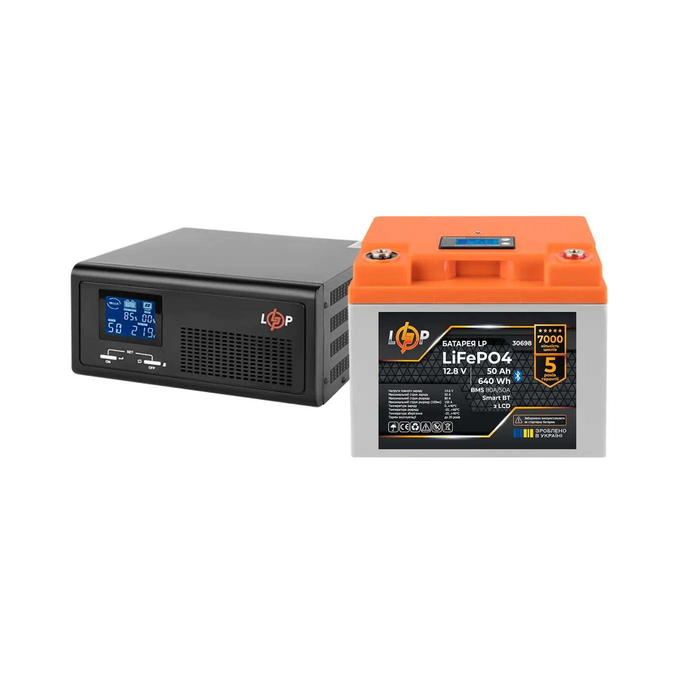 �������� ���������� �������� LP(LogicPower) ��� + ���� (LiFePO4) ������� (UPS �1000 + ��� LiFePO4 640W)