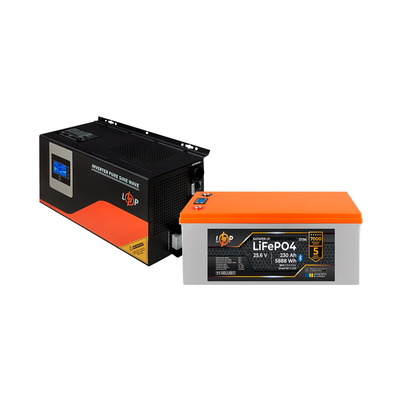 �������� ���������� �������� LP(LogicPower) ��� + ���� (LiFePO4) ������� (UPS W3000 + ��� LiFePO4 5888W)