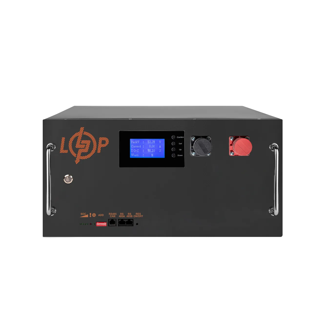 ���������� LP LiFePO4 51,2V - 280 Ah (14336Wh) (BMS SP 200A/100�) RM RS485/CAN LCD BL