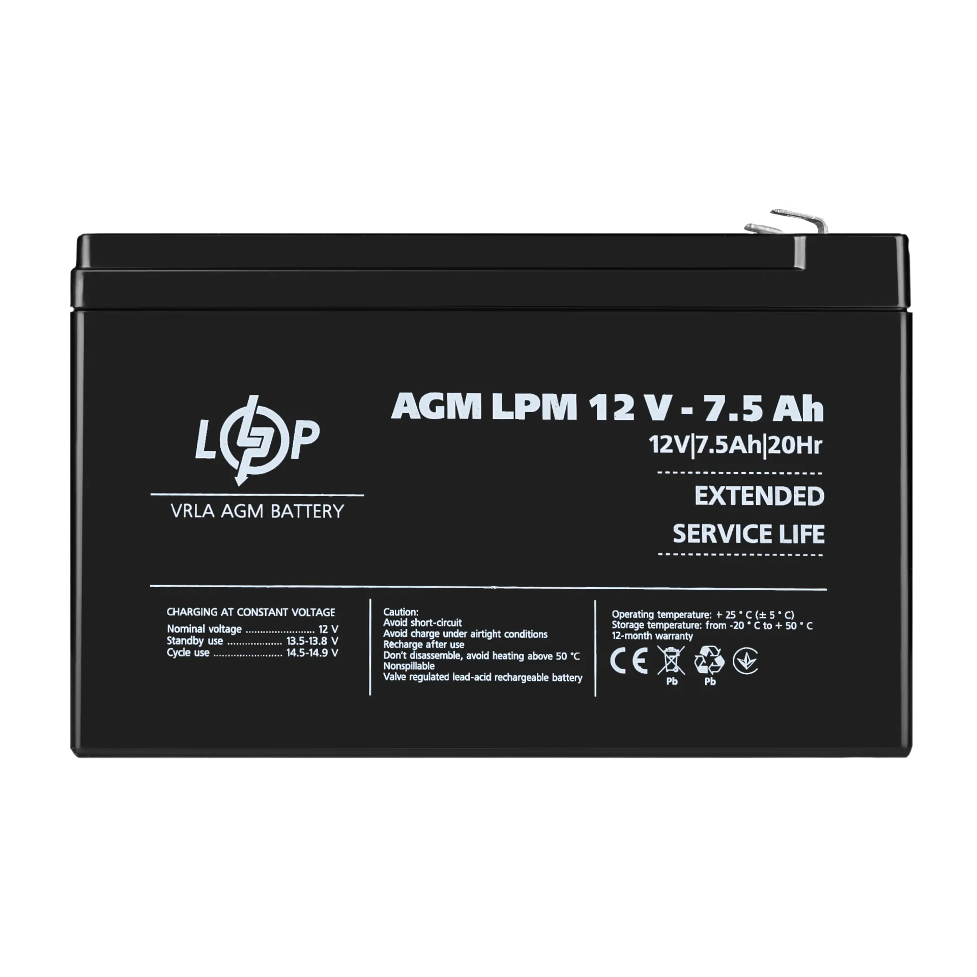 ��������� ���������� AGM LPM 12V - 7.5 Ah
