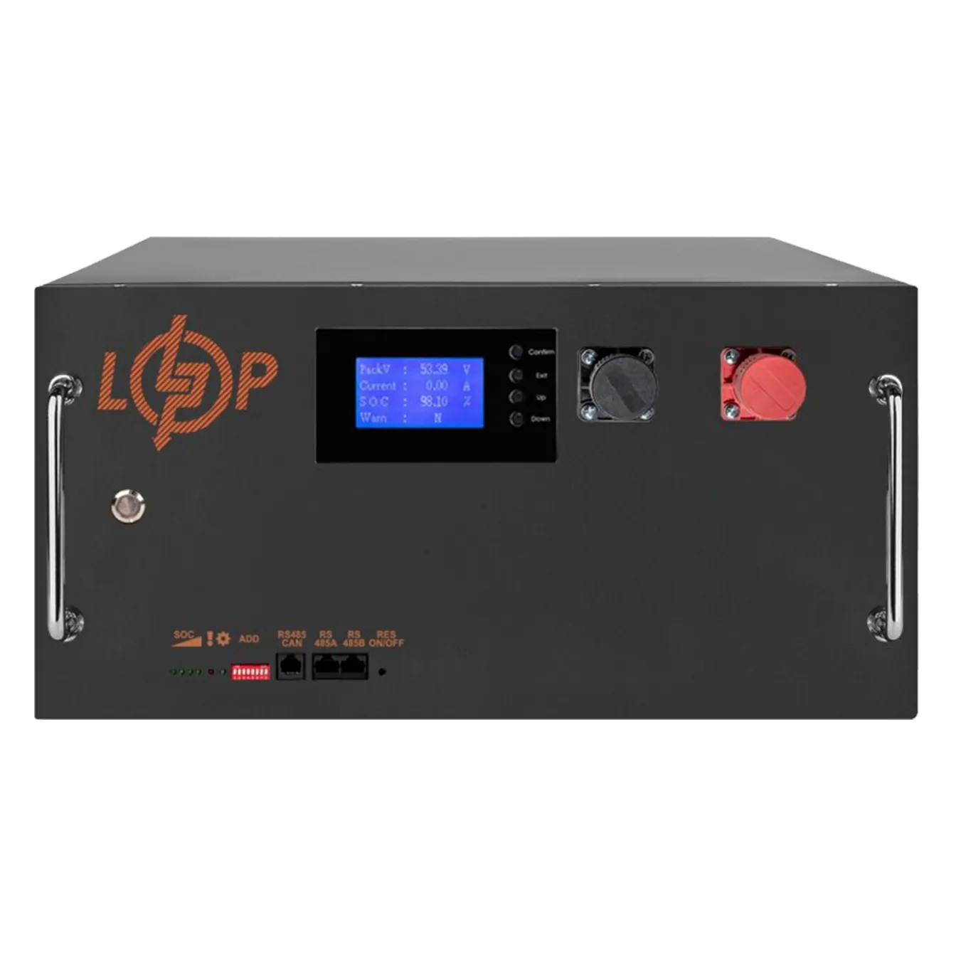 ���������� LP LiFePO4 51,2V - 160 Ah (8192Wh) (BMS SP 150A/100�) RM RS485/CAN LCD BL