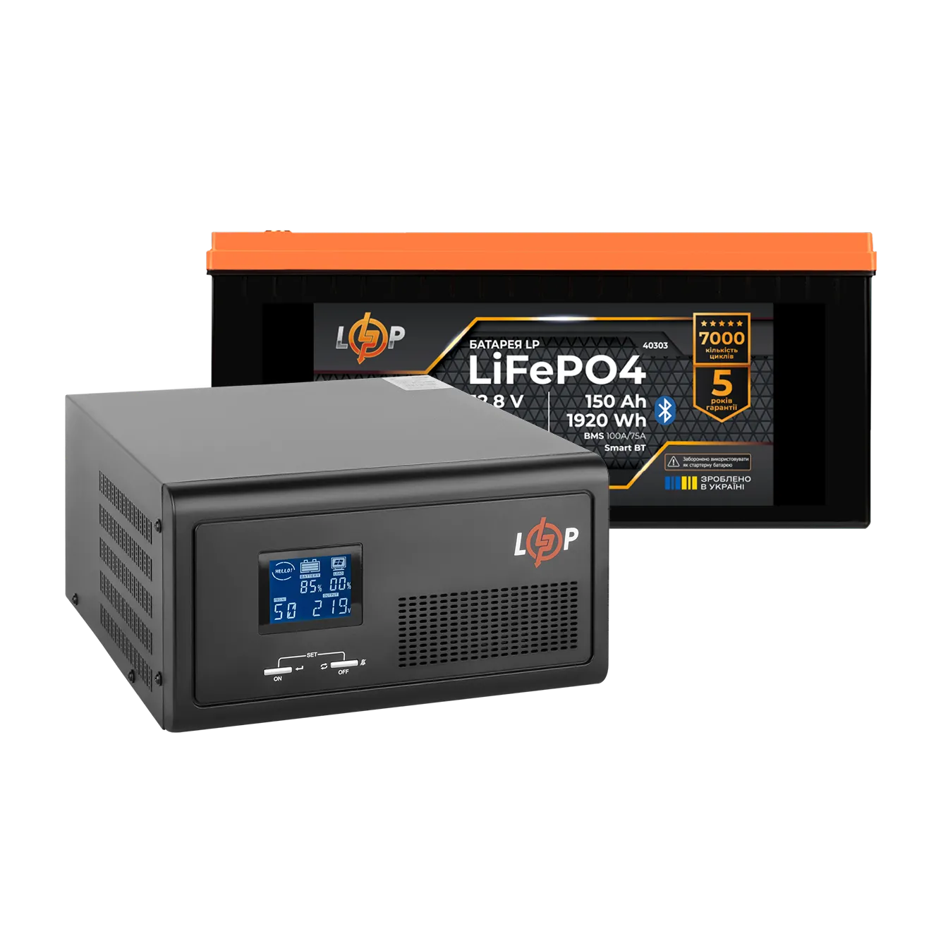 �������� ���������� �������� LogicPower ��� 1000W + ���� (LiFePO4) ������� 1920 Wh