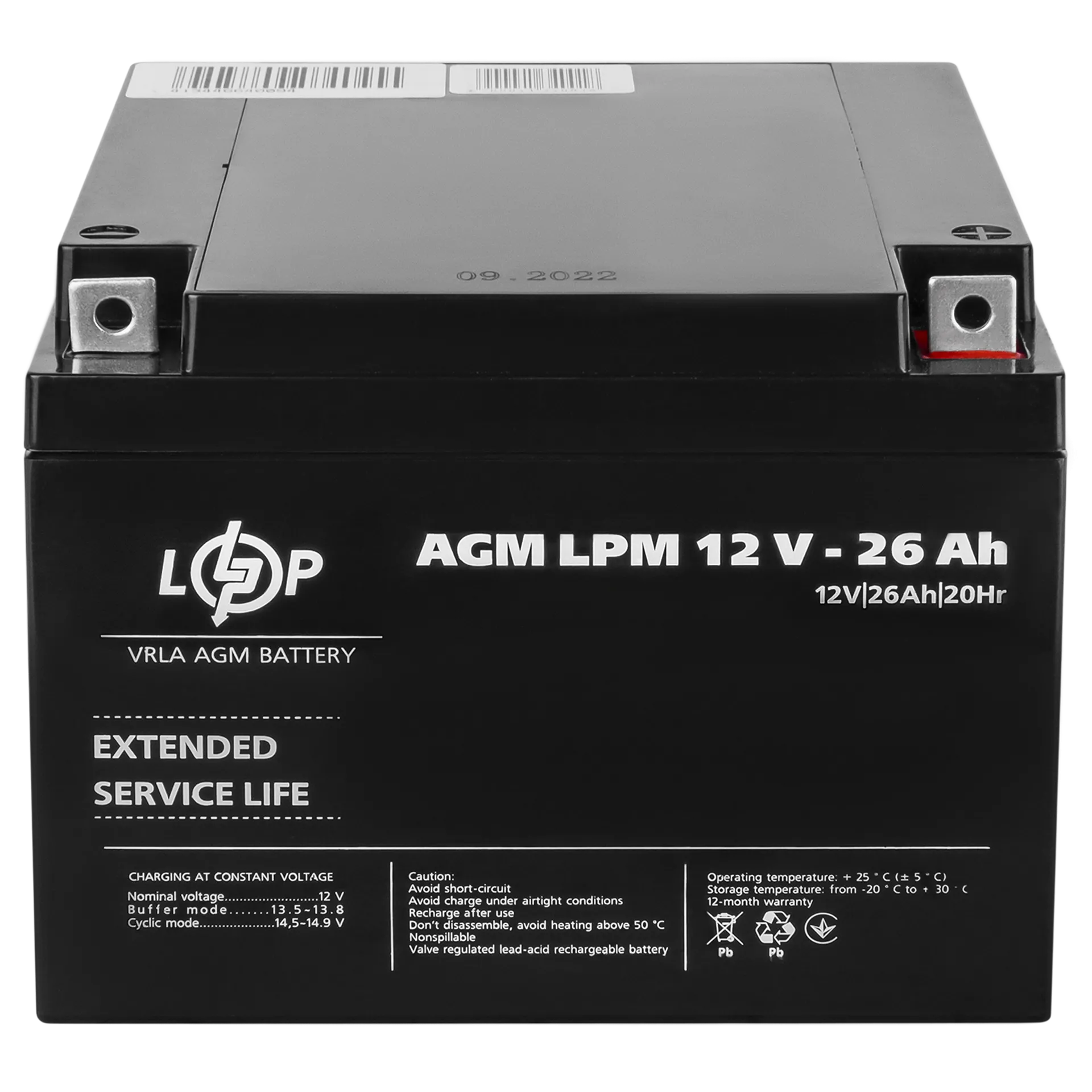 ���������� AGM LPM 12V - 26 Ah