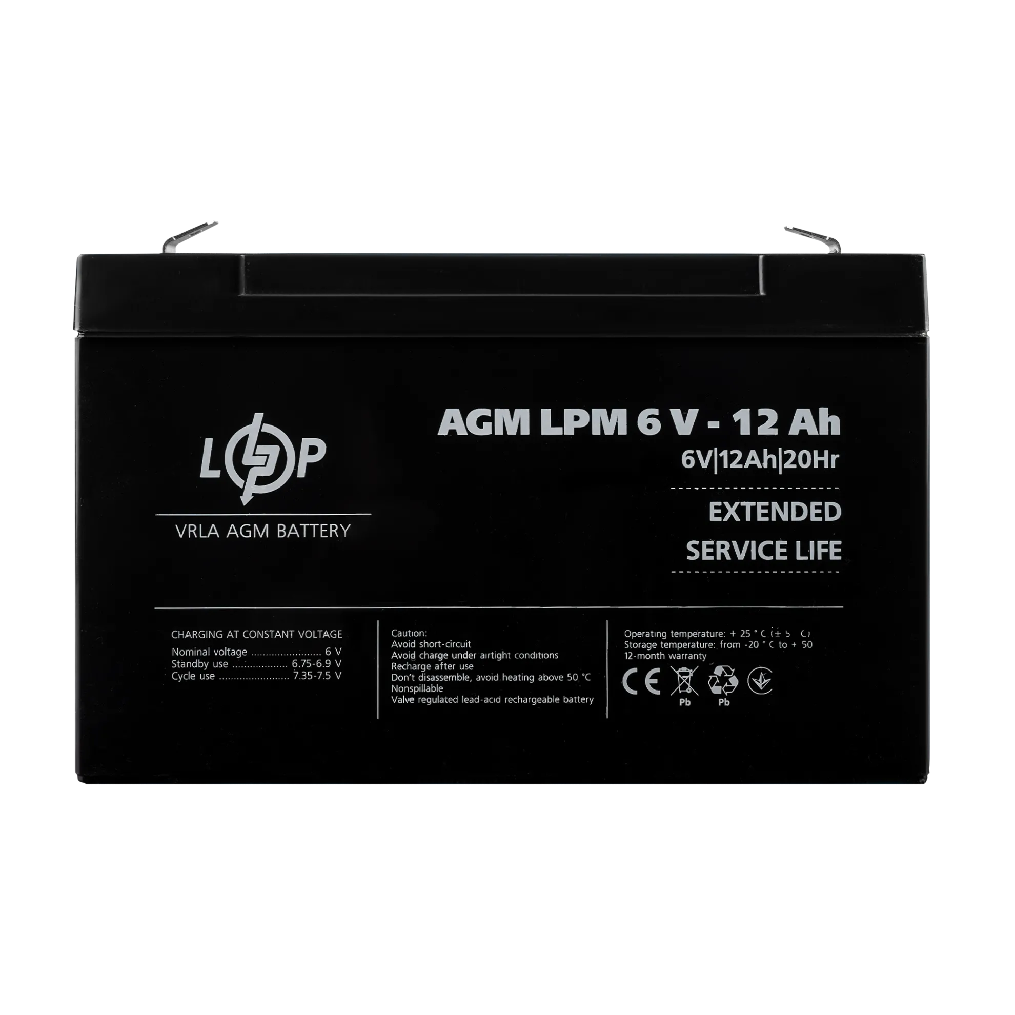 ���������� AGM LPM 6V - 12 Ah