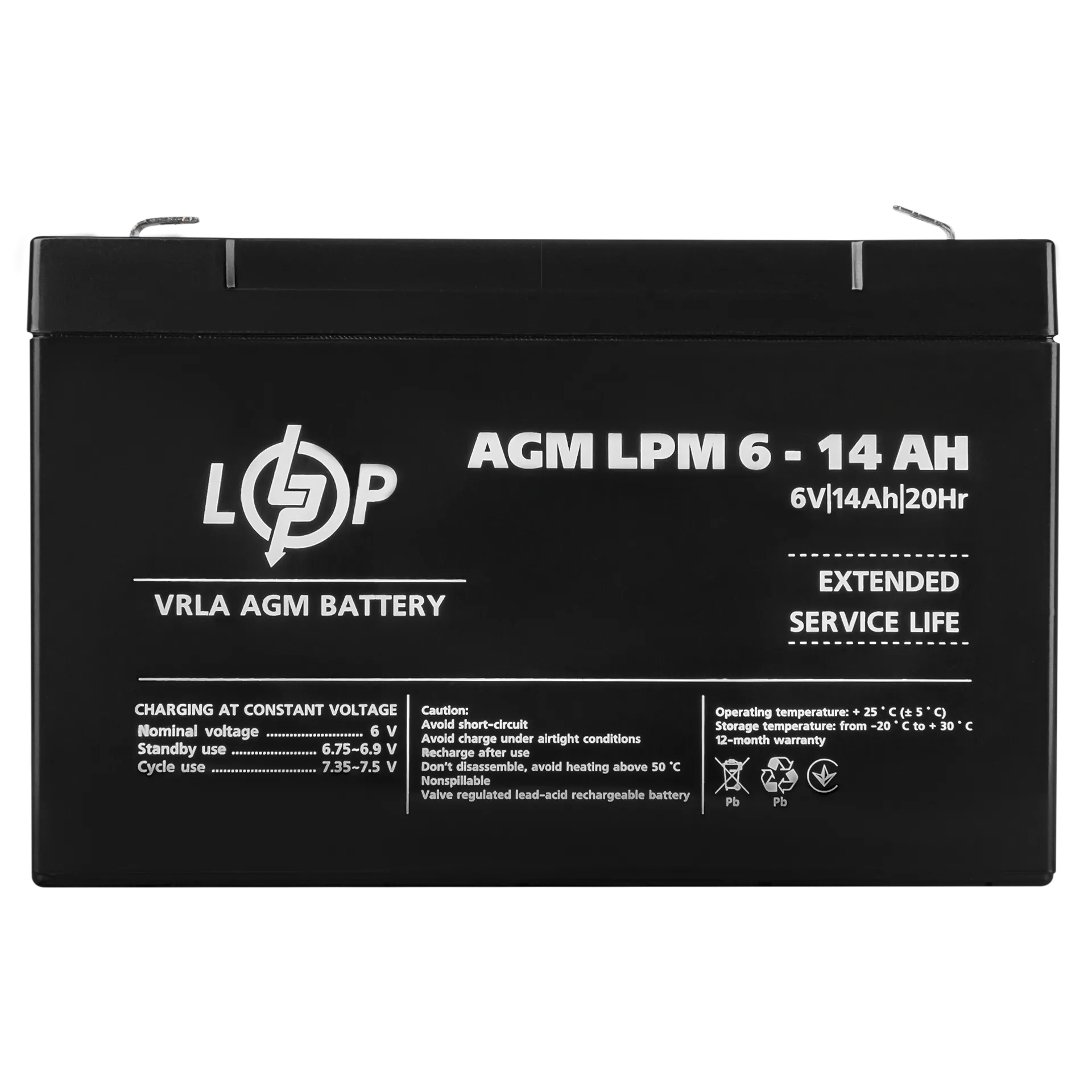 ���������� AGM LPM 6V - 14 Ah