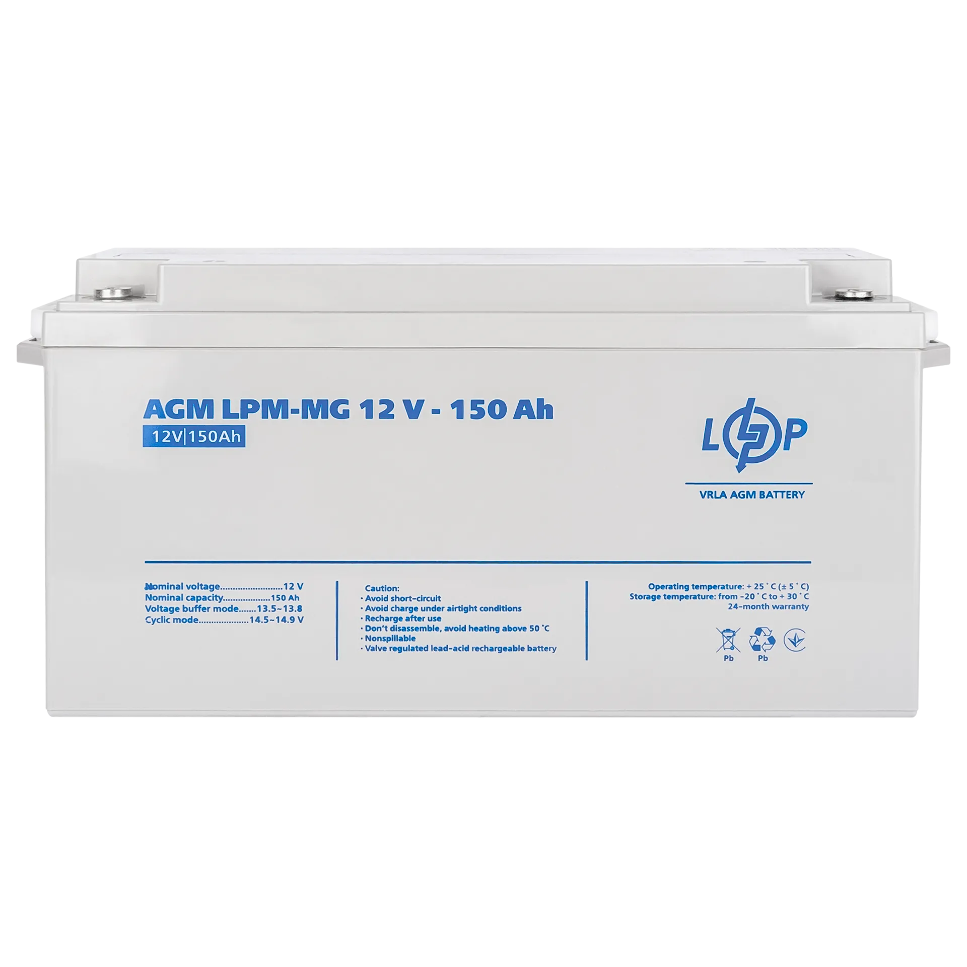 Акумулятор мультигелевий LPM-MG 12V - 150 Ah Акумулятор мультигелевий LPM-MG 12V - 150 Ah