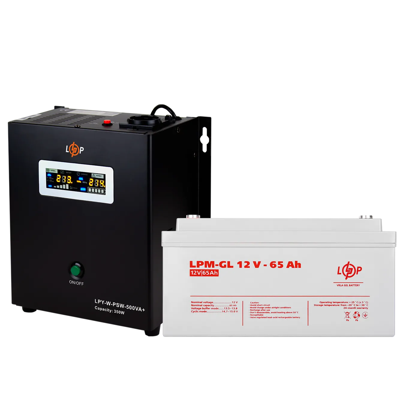 �������� ���������� �������� ��� ����� LP (LogicPower) ��� + ������ ������� (UPS W500VA + ��� GL 900W)