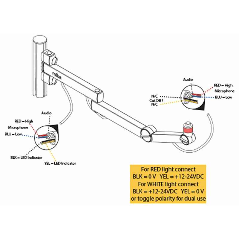 ̳��������� ������ Yellowtec m!ka Mic Arm TV aluminum